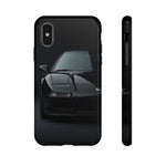 Black NSX Low-Key Minimal Tough Phone Case for 90s JDM Fans