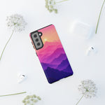 Pastel Mountain Haze Vaporwave Art Tough Phone Case