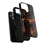 Challenger RT Phone Case, Rainy City Night Muscle Car Tough Cover