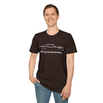 1964 Cyclone Classic Car Outline T-Shirt Line Art Silhouette Emblem Car Fan Gift