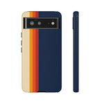 Retro Rainbow Stripe Phone Case | Tough Phone Case