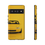 Yellow Miata Phone Case, NA Roadster 90s JDM Legend Cover