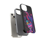 Neon Parrot Cocktails phone case | Tough Cases