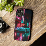 1980s Sports Car C4 Miami Nights Aesthetic Tough Phone Case