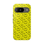 Acid Smiley Repeat Pattern Art Tough Phone Case