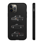 Black Silverado Classic Pickup Tough Phone Case for Chevy Truck Fans