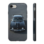 1969 Camaro SS Black Overhead Tough Phone Case Cover Gift Art