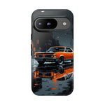 1966 GTO Orange Rainy City Tough Phone Case Cover Gift Art