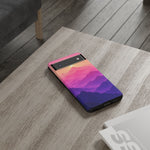 Pastel Mountain Haze Vaporwave Art Tough Phone Case