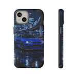Skyline GT-R R34 Bayside Blue Tokyo Night Art Tough Phone Case