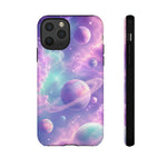 Pastel Galaxy Planet Vaporwave Art Tough Phone Case