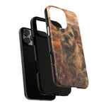 Border Terrier Earthy Watercolor Art Tough Phone Case
