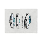 1962 Thunderbird Car Illustration Blanket | Vintage Classic Car Throw