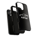MR2 White Side Silhouette JDM Tough Phone Case Cover Gift