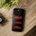 Red MR2 JDM Sports Car Phone Case Tough Multi View