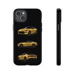 Gold Fairlady Z Classic Sports Car Tough Phone Case - 3 View
