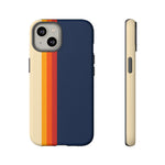 Retro Rainbow Stripe Phone Case | Tough Phone Case