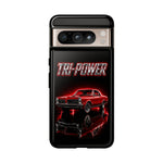 Tri-Power Classic Muscle Car GTO phone case | Retro Automotive Graphic