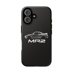 MR2 White Side Silhouette JDM Tough Phone Case Cover Gift