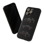 Black GNX Phone Case, Three-View Muscle Car Vector Tough Cover