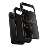 370Z City Prowl Tough Phone Case Black Sports Car at Night