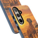 Rhodesian Ridgeback African Savanna Art Tough Phone Case