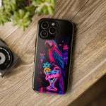 Neon Parrot Cocktails phone case | Tough Cases
