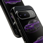 Purple R33 Skyline GTR JDM Sports Car Phone Case Tough Multi View