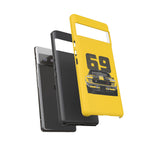 1969 Camaro Z28 Yellow Front View Muscle Car Tough Phone Case