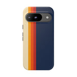 Retro Rainbow Stripe Phone Case | Tough Phone Case