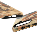 Guilty Basset Hound Phone Case, Muddy Watercolor Art Cover