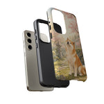 Akita under Cherry Blossoms Dog Breed Phone Case