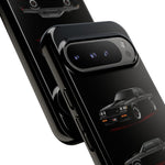 Black GNX Phone Case, Three-View Muscle Car Vector Tough Cover