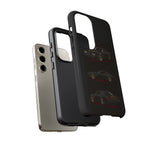 Trans Am Phone Case Black Gold, Three-View Vector Tough Cover