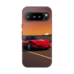 Red C4 ZR-1 King of the Hill Art Tough Phone Case