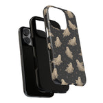 Vintage Ghost Pattern phone case | Halloween spooky stars design