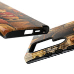 Corgi Royal Guard phone case | Cute British corgi soldier illustration