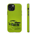 Green Cuda Muscle Car phone case for Gear Heads