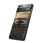 GT350 Phone Case, White Foggy Country Road Golden Hour