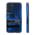 Blue Impala 1964 Phone Case, Classic Lowrider Tough Cover for Classic Car Fans