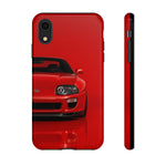 Red Supra Phone Case, MK4 90s JDM Legend Tough Protective Cover for Men