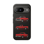 Chevy Square Body Truck Phone Case Red, Three-View Vector Cover