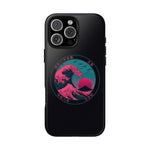 Great Dream Wave Circular Badge Vaporwave Phone Case – Japanese Aesthetic