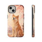 Akita Cherry Blossom Phone Case Sakura Dog Lover Gift