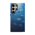 Amberjack School Phone Case, Open Water Sunlight Tough Cover