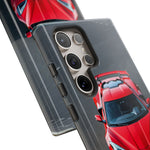 Red C8 Z06 Track Wing Tough Phone Case Cover Gift Art