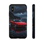 Red Sports Car NSX Phone Case | Rainy Night JDM Supercar Protection