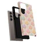 Pastel Swirl Lollipops Tough Case | Candy Pattern Phone Cover