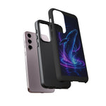 Neon Holographic Whale Phone Case | Tough Case