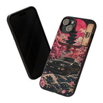 Black 300ZX Phone Case, Cherry Blossom Torii Art Tough Cover